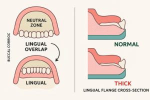 mandibular denture discomfort