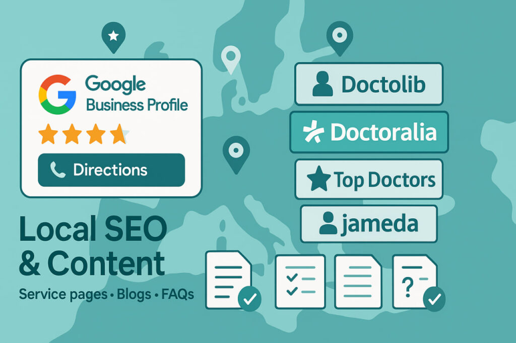 Local SEO and Content creation services for dentists