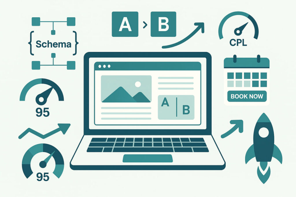 building Website and CRO for dentists